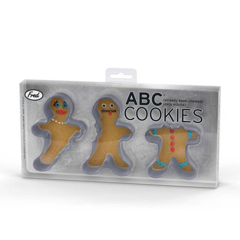 Fred ABC Gingerbread Men Cookie Cutter Set